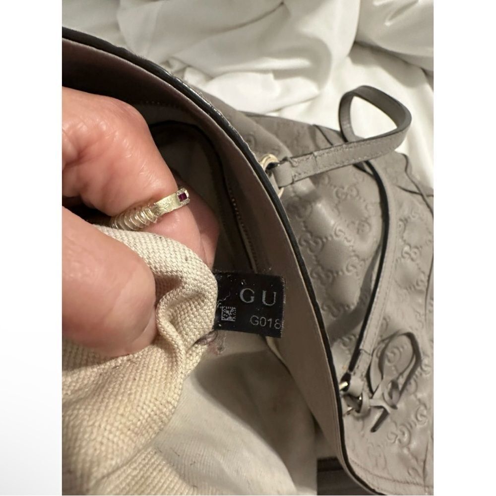 Gucci grey gg Guccissima Bree medium tote - Picture 11 of 11
